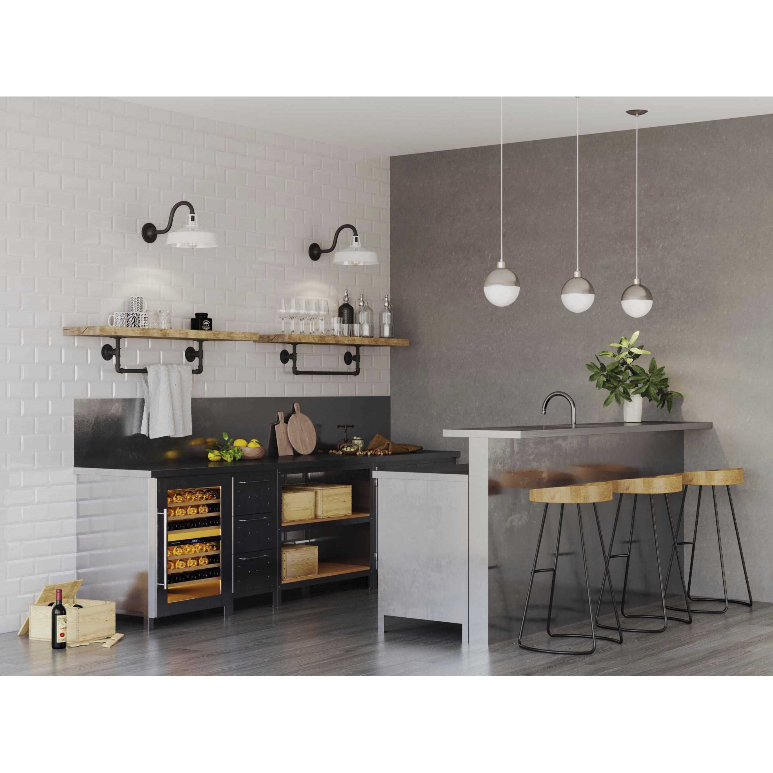 Cedar Springs 1 Light 11 inch White Outdoor Wall Lantern, Extra Large